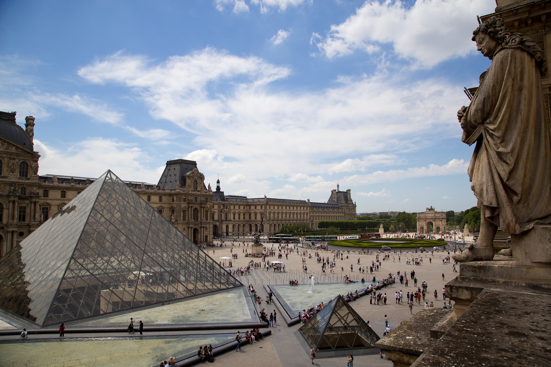 A picture of the Louvre, Paris, France